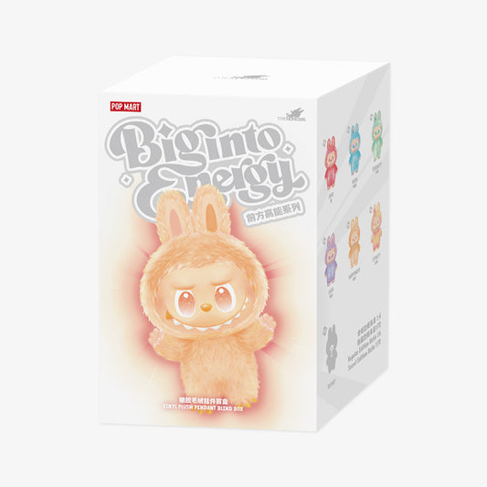 POP MART The Monsters Labubu Big Into Energy 1-Pack Blind Box single box packaging on a neutral background