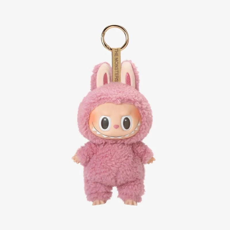 POP MART The Monsters Labubu Exciting Macaron 6-Pack Full Set Lychee Berry vinyl plush pendant figure on a neutral background