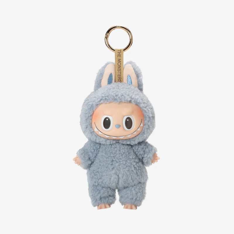 POP MART The Monsters Labubu Exciting Macaron 6-Pack Full Set Sea Salt Coconut vinyl plush pendant figure on a neutral background
